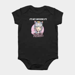 its not cartoons its anime Baby Bodysuit